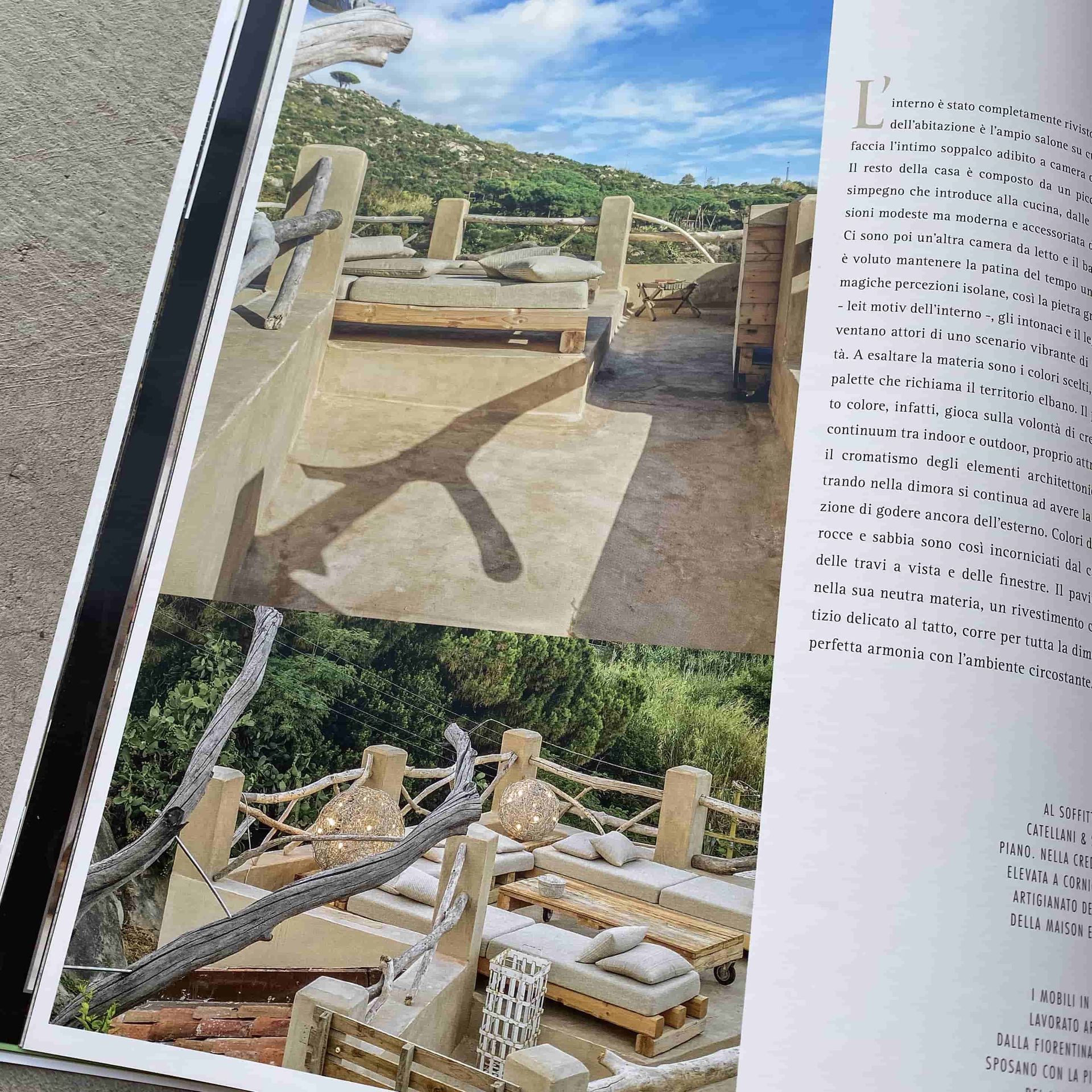 Ecobeton finishes at Casa dei Gatti
