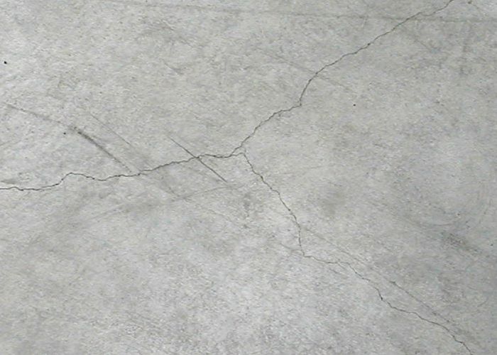 Drying shrinkage crack in an industrial floor